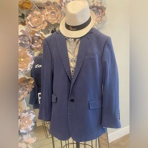 Cerruti 1881 Men’s Sports Jacket Linen Blue